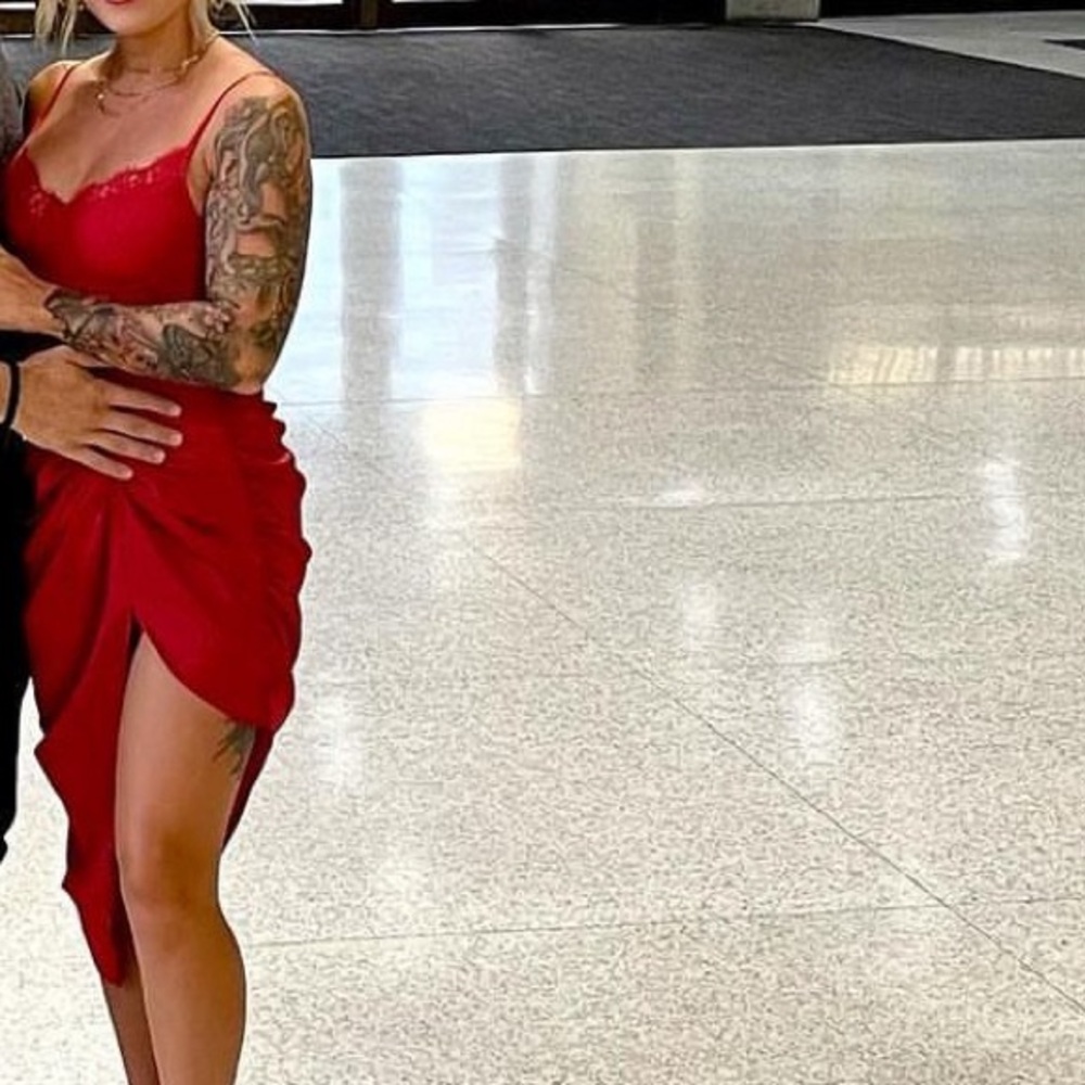 Red Fashion Nova dress